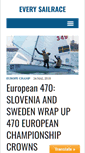 Mobile Screenshot of everysailrace.com